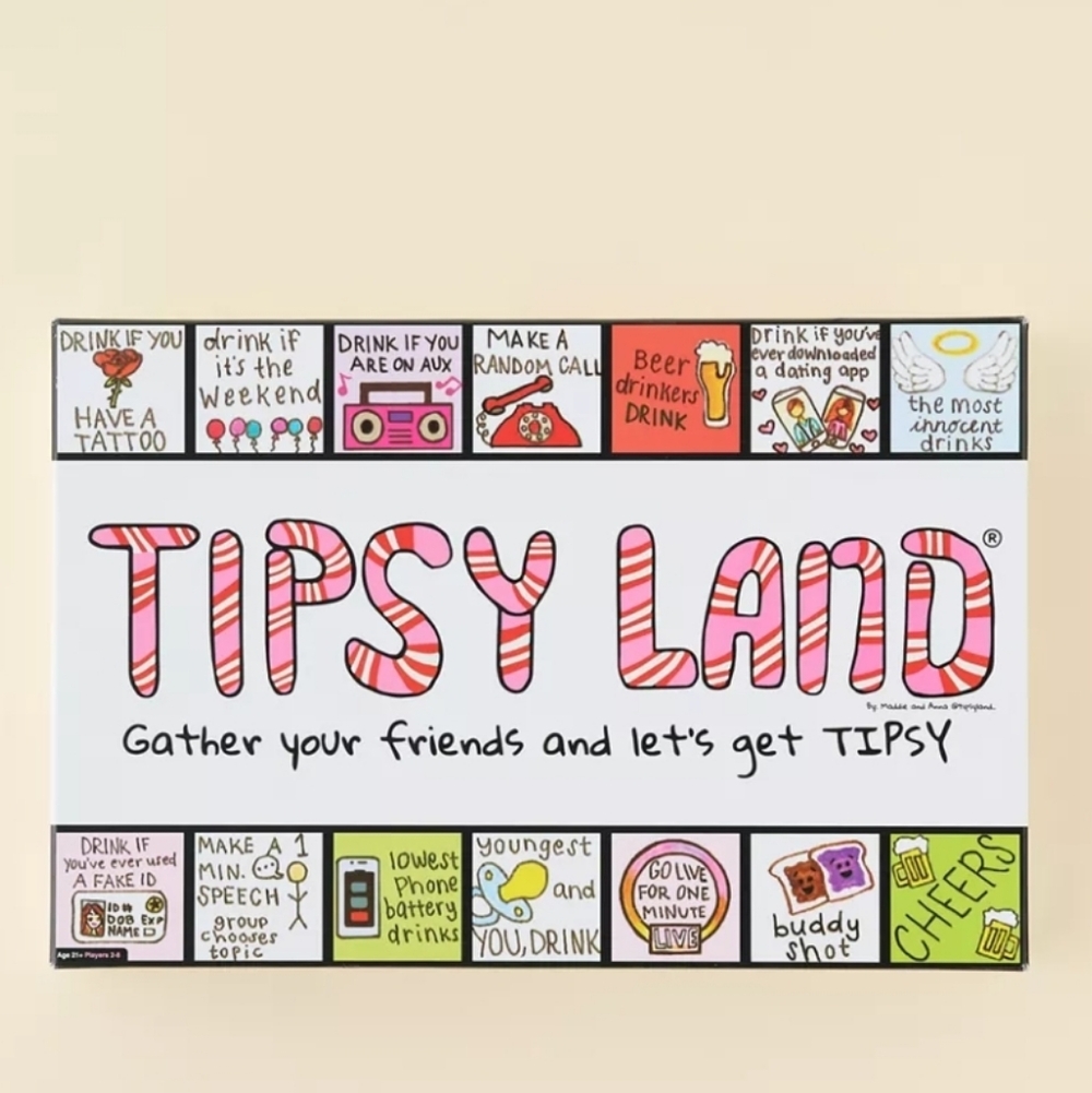Tipsy Land Drinking Board Game